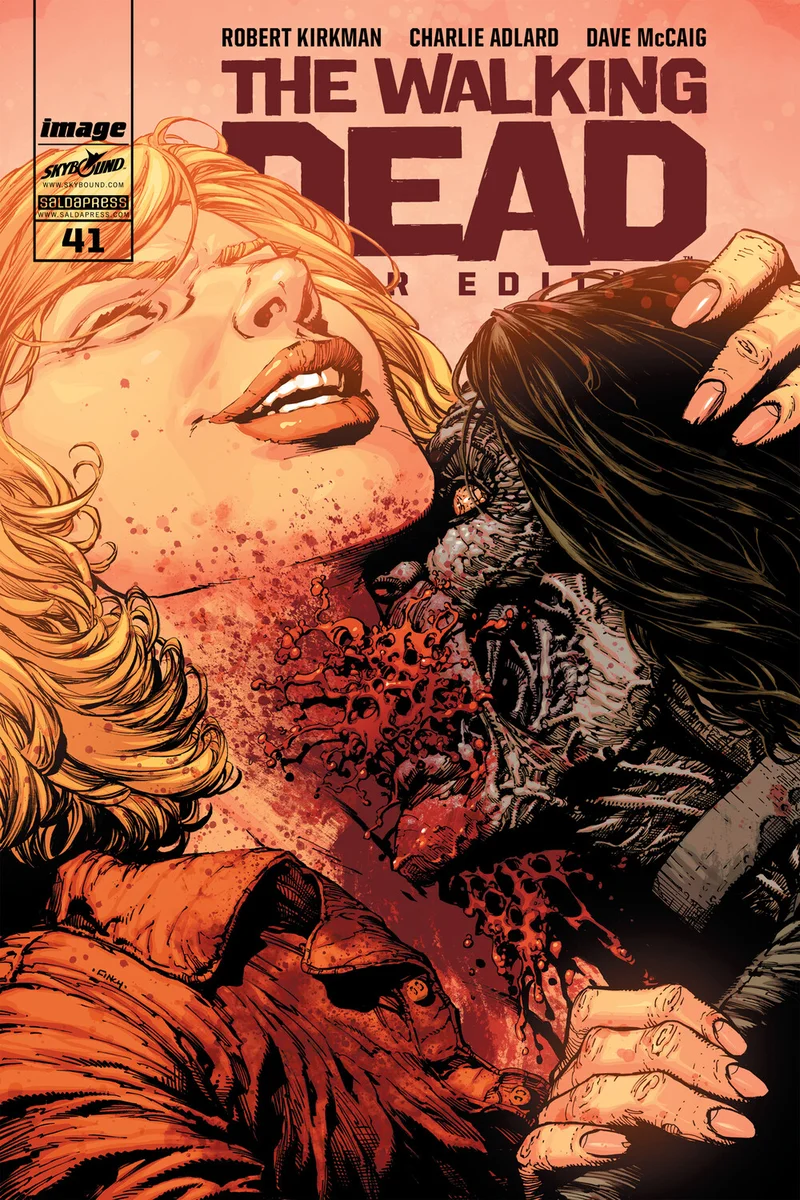 The Walking Dead Color Edition #41 copertina