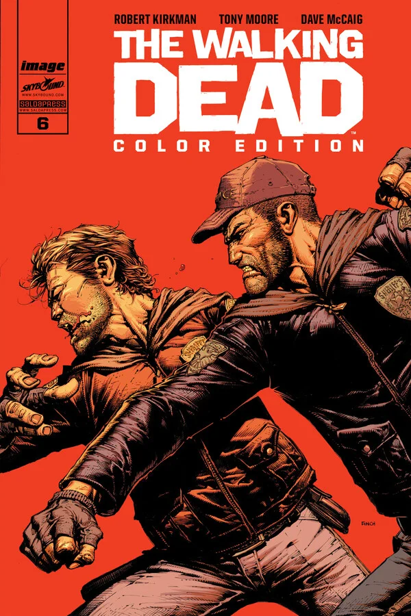 The Walking Dead Color Edition #6 copertina