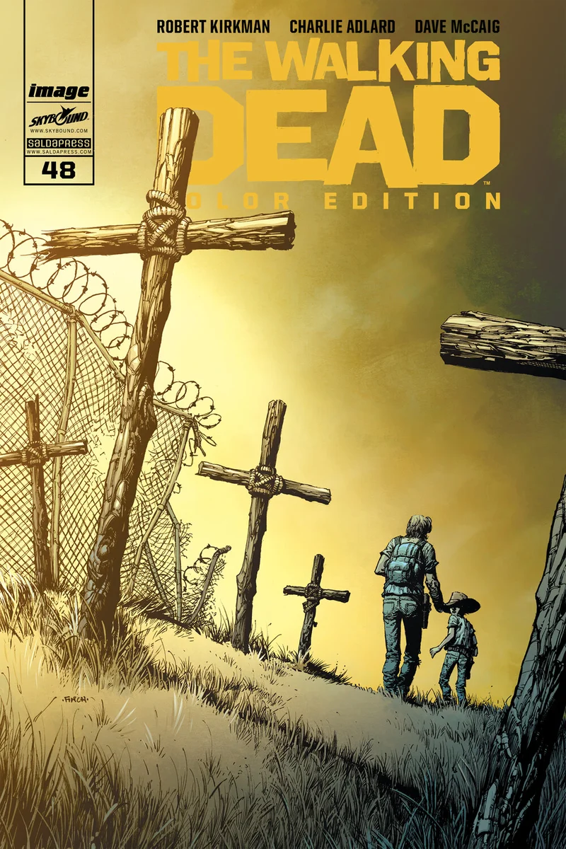The Walking Dead Color Edition #48 copertina