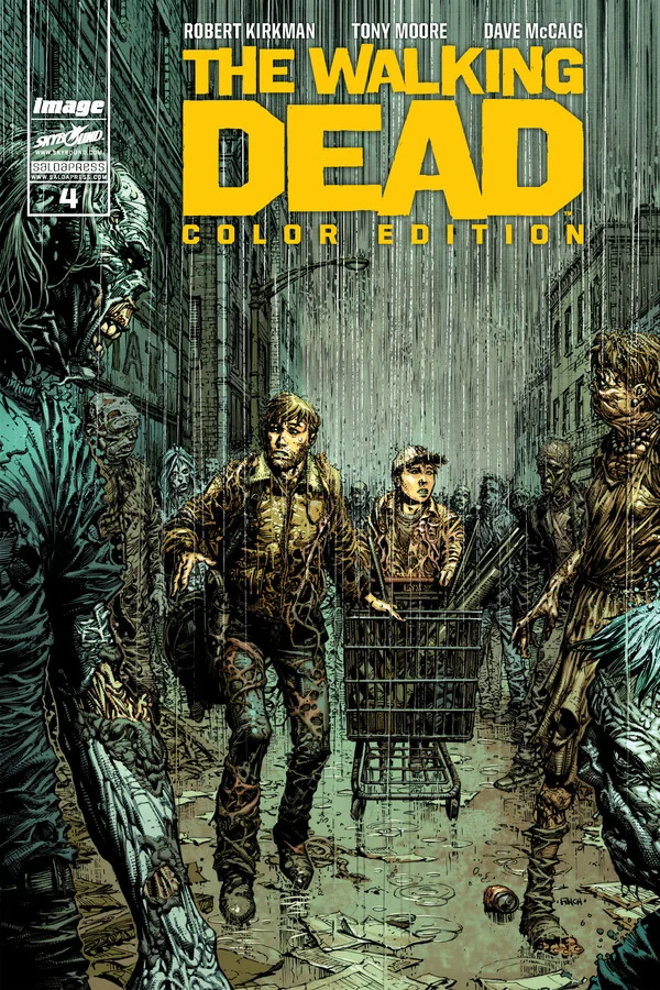 The Walking Dead Color Edition #4 copertina