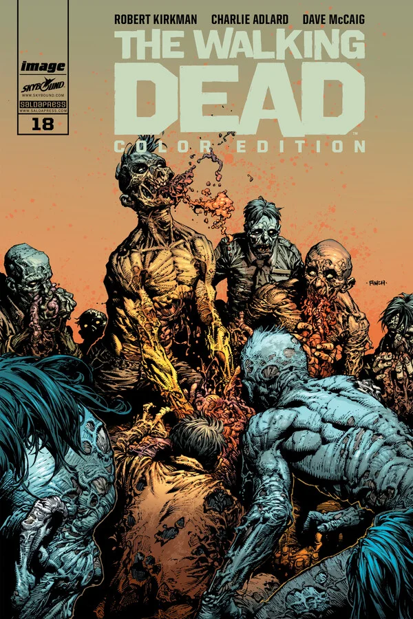 The Walking Dead Color Edition #18 copertina
