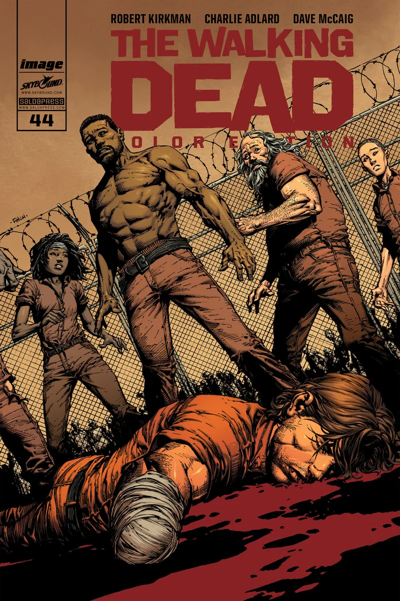 The Walking Dead Color Edition #44 copertina