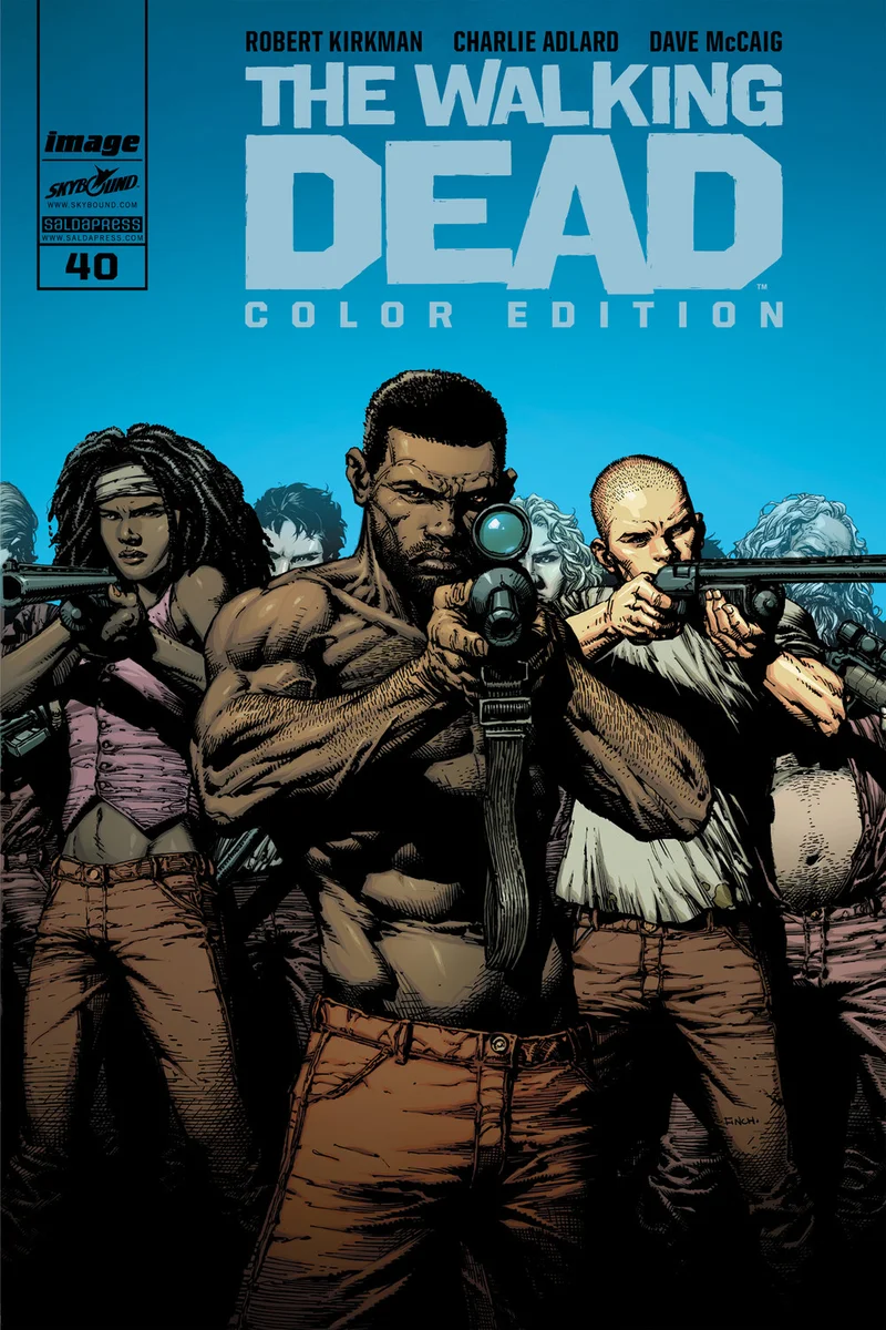 The Walking Dead Color Edition #40 copertina