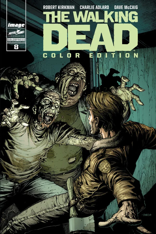 The Walking Dead Color Edition #8 copertina