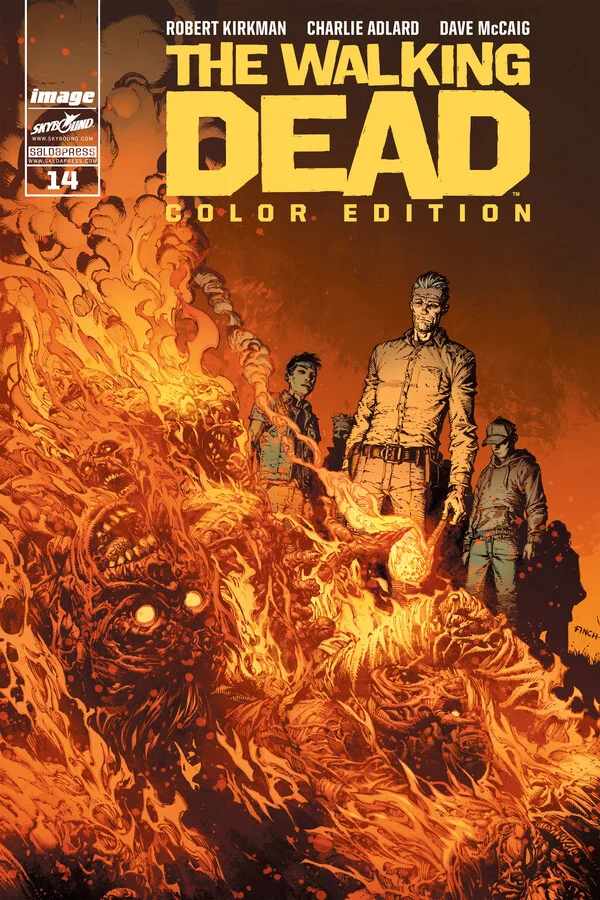 The Walking Dead Color Edition #14 copertina