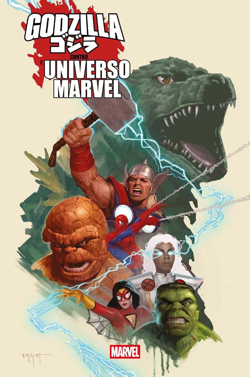 Godzilla contro l’Universo Marvel copertina