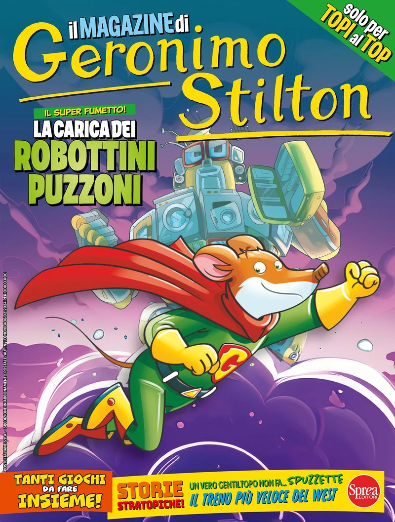 GERONIMO STILTON MAGAZINE N.6 copertina
