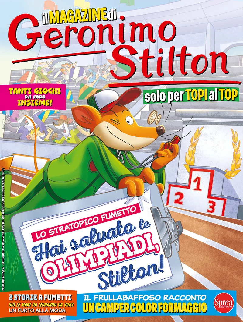 GERONIMO STILTON MAGAZINE N.4 copertina