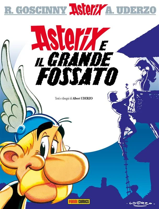 Asterix e il grande fossato copertina