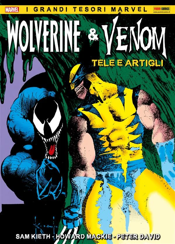 Copertina di Wolverine & Venom - Tele e Artigli — Volume 8