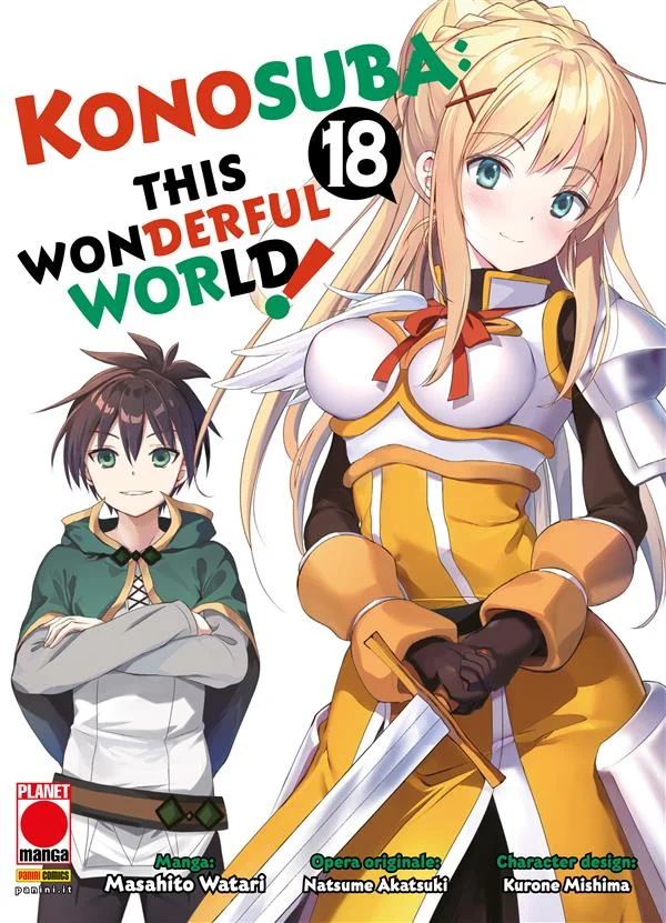 Konosuba: This Wonderful World! 18 copertina