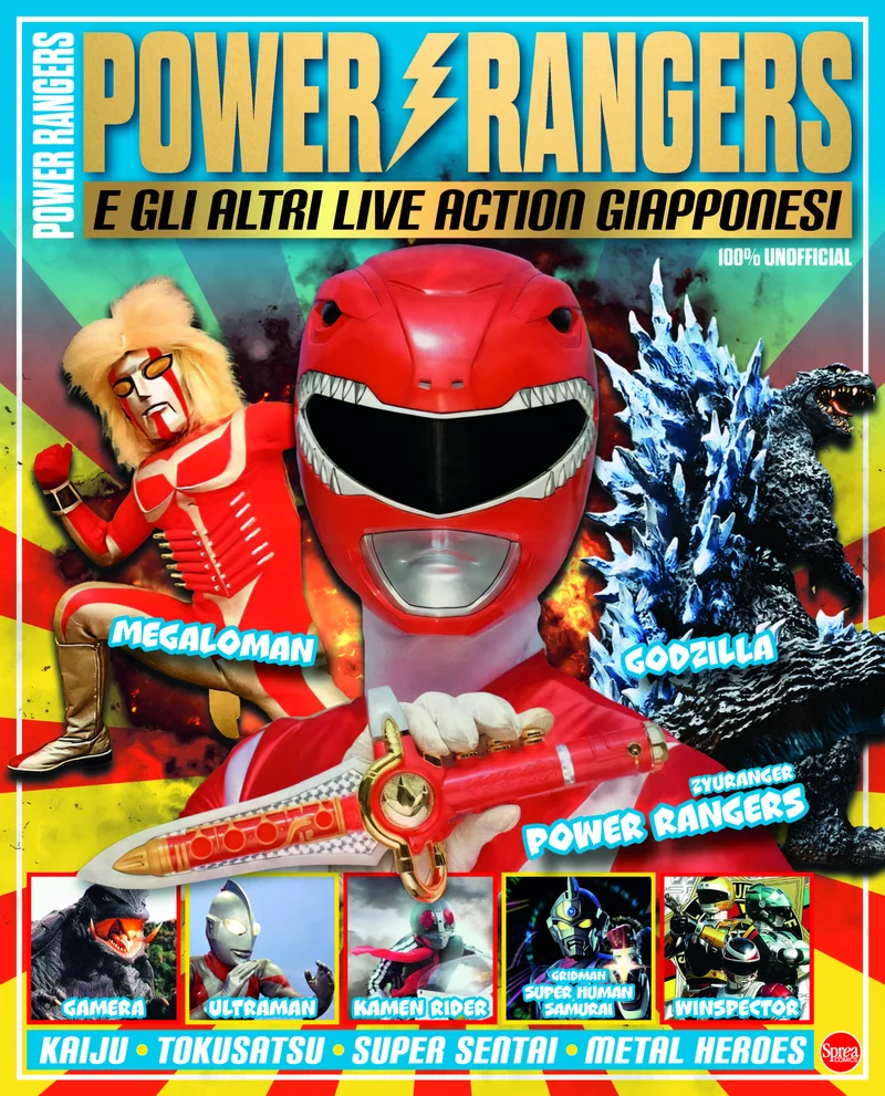 Power rangers e gli altri live action giapponesi copertina