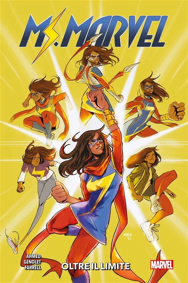 Copertina di Ms. Marvel: Oltre il limite — Volume 1