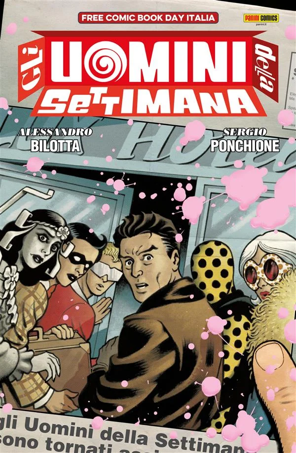 Copertina di Gli Uomini della Settimana - Free Comic Book Day