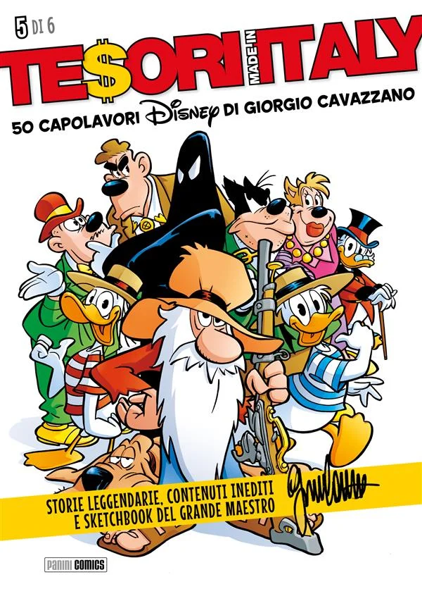 Tesori Made In Italy - 50 capolavori Disney di Giorgio Cavazzano 5 (di 6) copertina