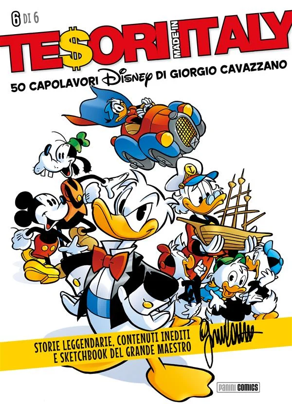 Tesori Made In Italy - 50 capolavori Disney di Giorgio Cavazzano 6 (di 6) copertina