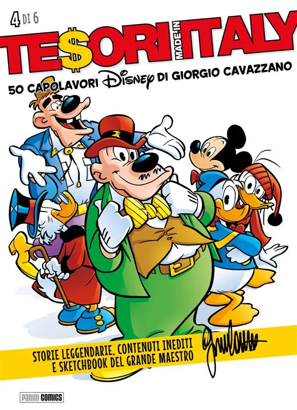 Tesori Made In Italy - 50 capolavori Disney di Giorgio Cavazzano 4 (di 6) copertina