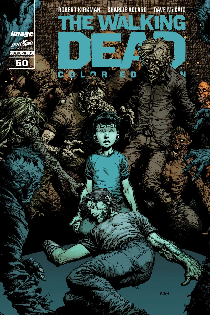 The Walking Dead Color Edition #50 copertina