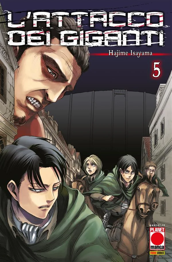 L'Attacco dei Giganti 5 copertina