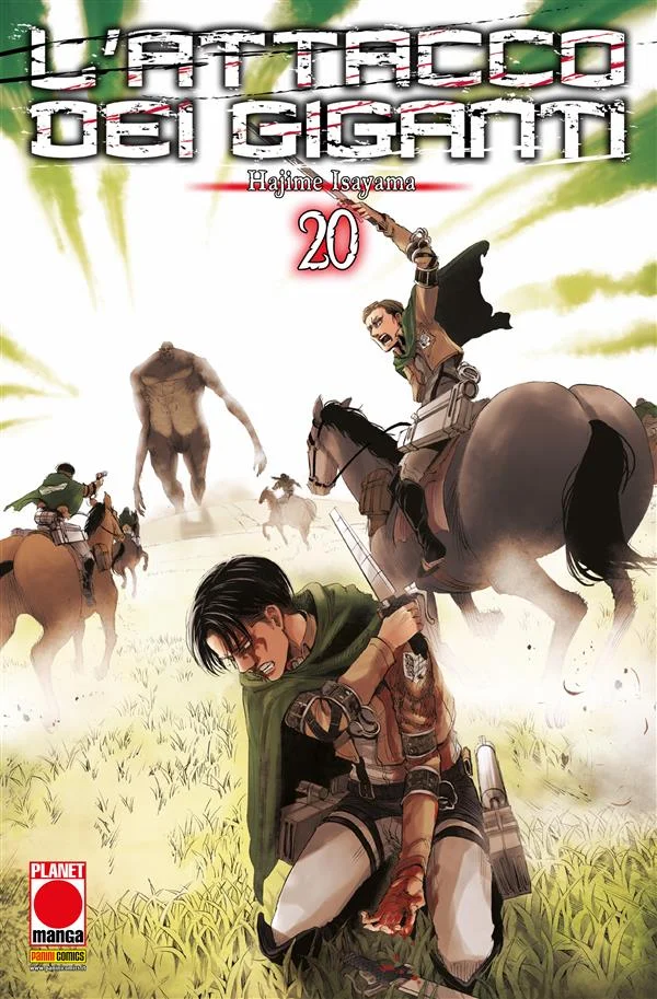 L'Attacco dei Giganti 20 copertina