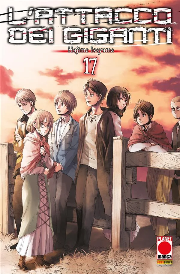 L'Attacco dei Giganti 17 copertina
