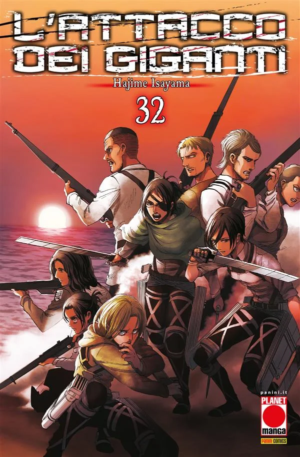 L'Attacco dei Giganti 32 copertina