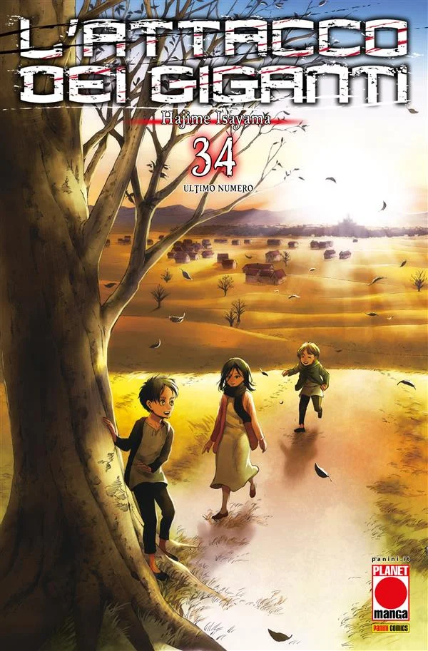 L'Attacco dei Giganti 34 copertina