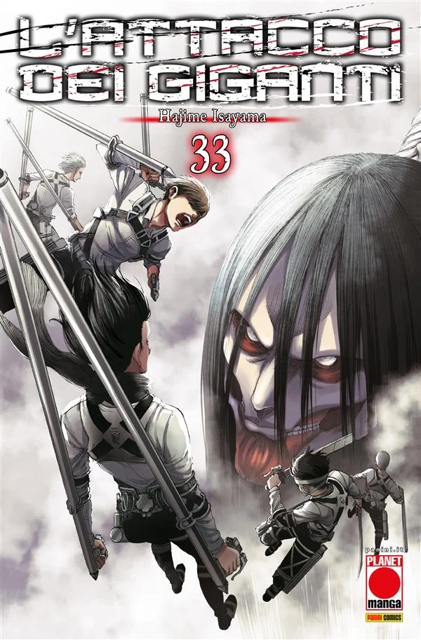 L'Attacco dei Giganti 33 copertina