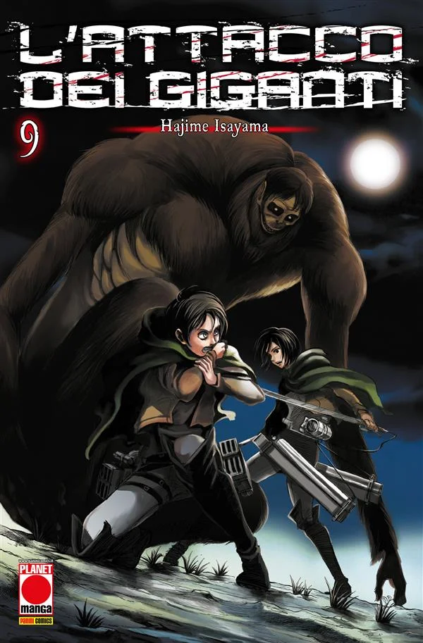 L'Attacco dei Giganti 9 copertina