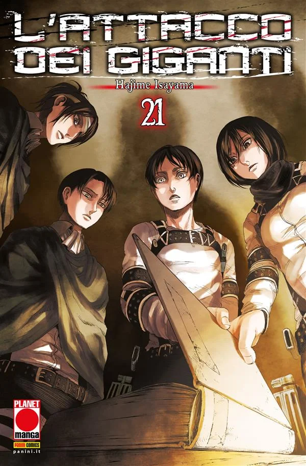 L'Attacco dei Giganti 21 copertina