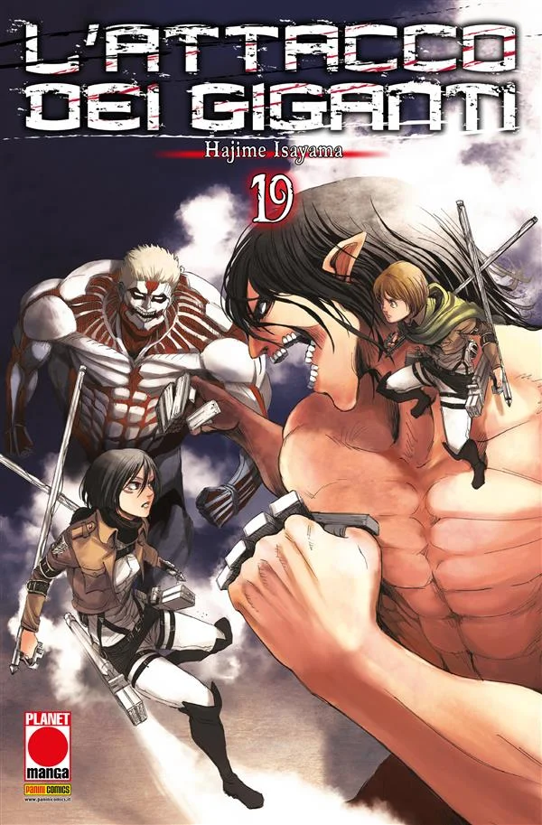 L'Attacco dei Giganti 19 copertina