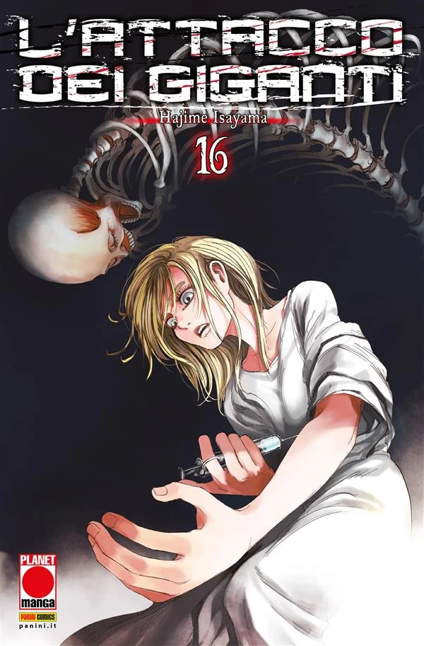 L'Attacco dei Giganti 16 copertina