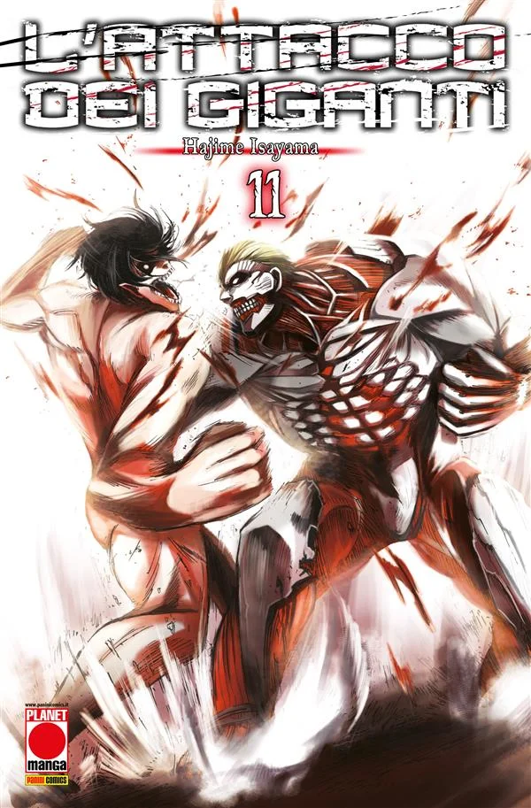 L'Attacco dei Giganti 11 copertina