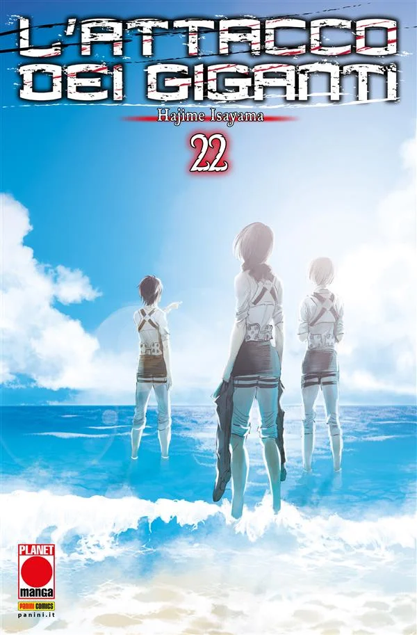 L'Attacco dei Giganti 22 copertina