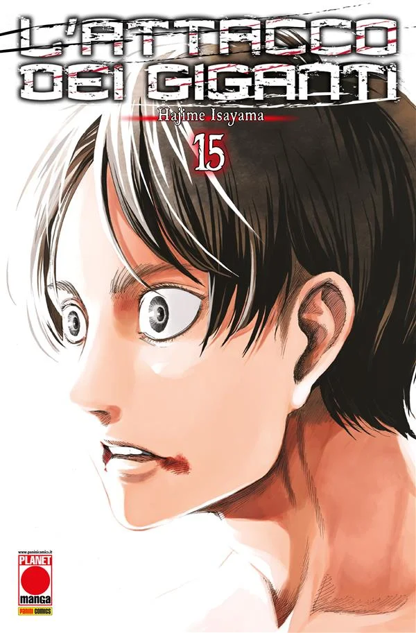 L'Attacco dei Giganti 15 copertina