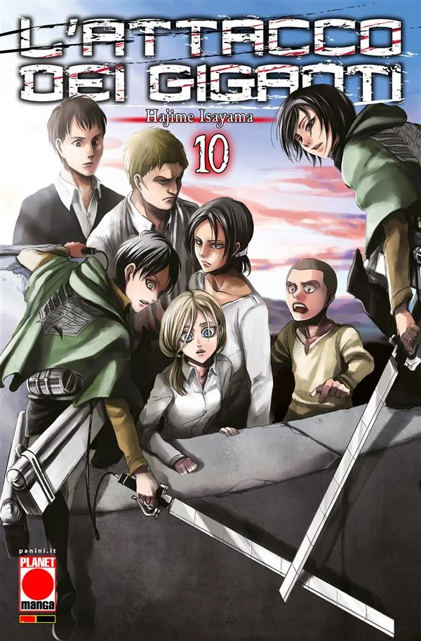 L'Attacco dei Giganti 10 copertina
