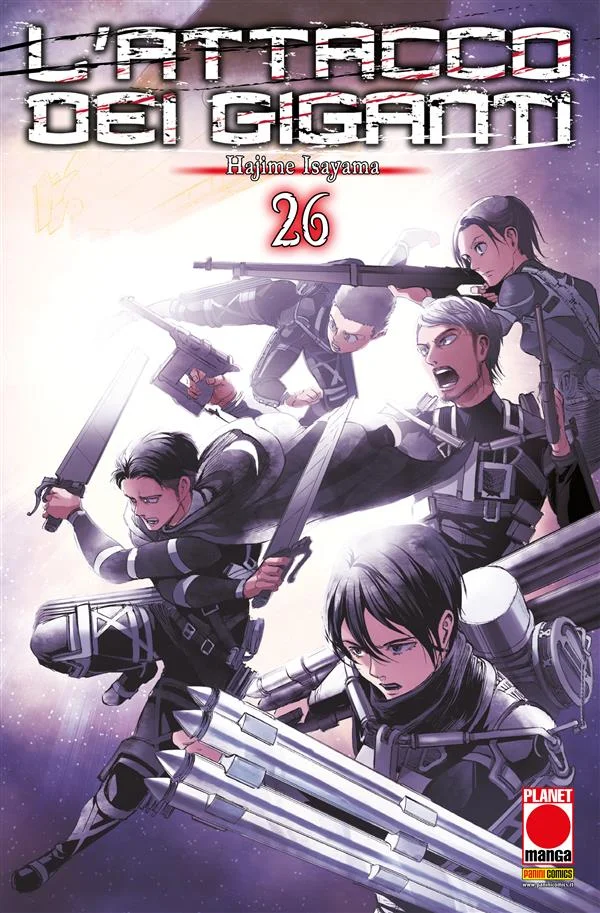 L'Attacco dei Giganti 26 copertina