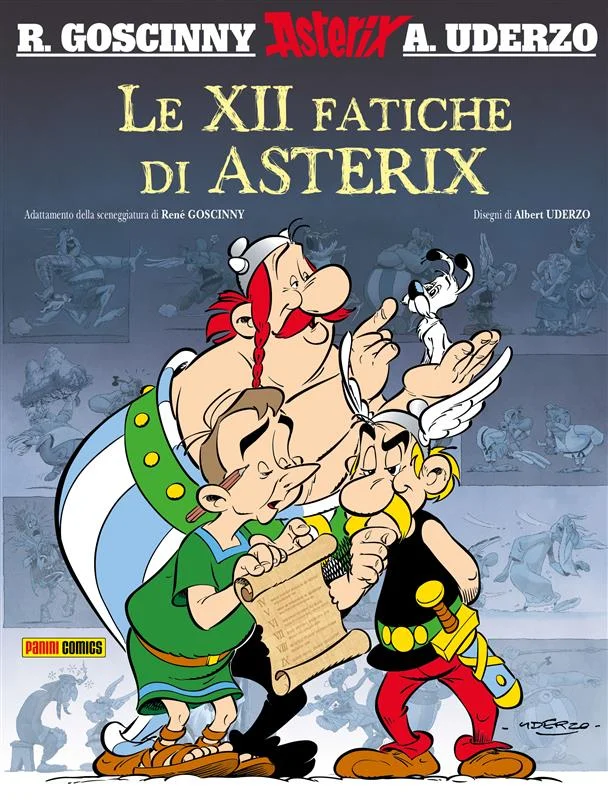 Le XII fatiche di Asterix copertina