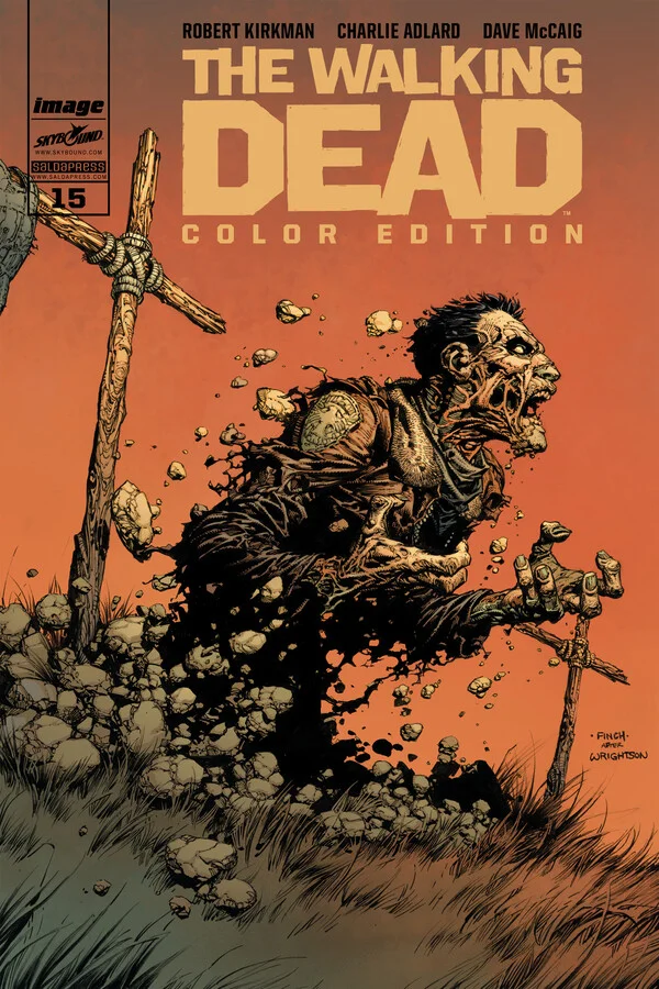 The Walking Dead Color Edition #15 copertina