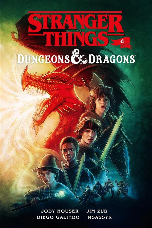 Stranger Things e Dungeons & Dragons copertina