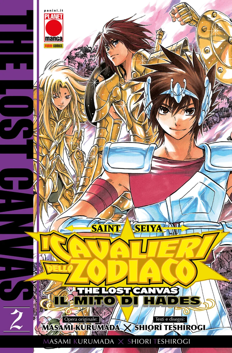 Saint Seiya: I Cavalieri dello Zodiaco – The Lost Canvas Il Mito di Hades 2 copertina
