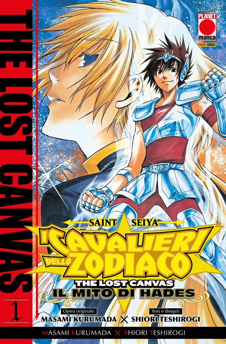 Saint Seiya: I Cavalieri dello Zodiaco – The Lost Canvas Il Mito di Hades 1 copertina