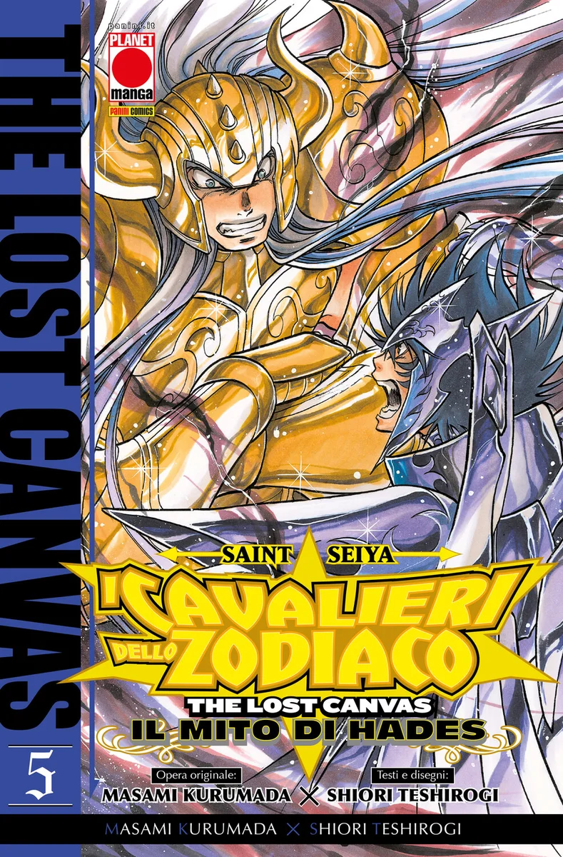 Saint Seiya: I Cavalieri dello Zodiaco – The Lost Canvas Il Mito di Hades 5 copertina