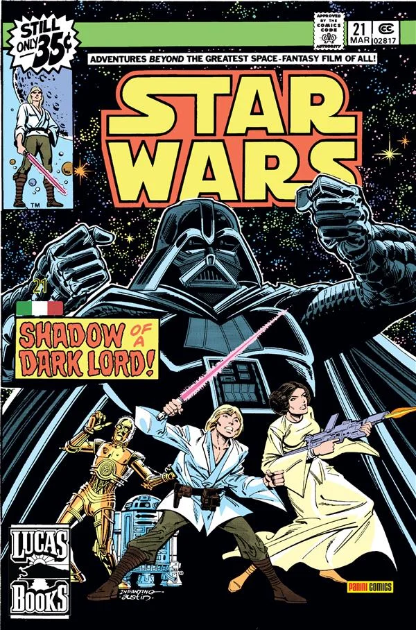 Star Wars Classic 21. L'ombra del signore oscuro! copertina