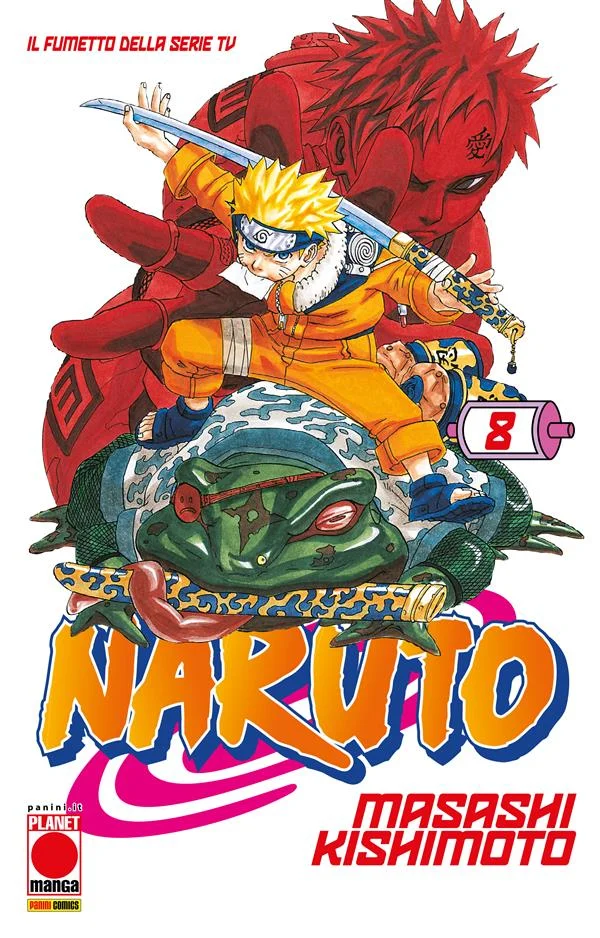 Naruto 8 copertina