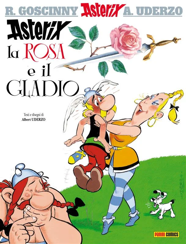 Asterix la rosa e il gladio copertina