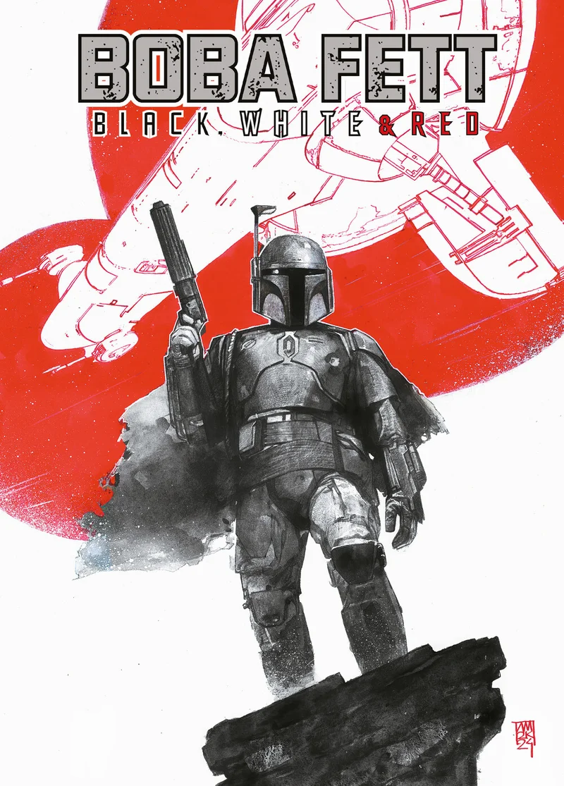 Star Wars: Boba Fett: Black, White And Blood copertina