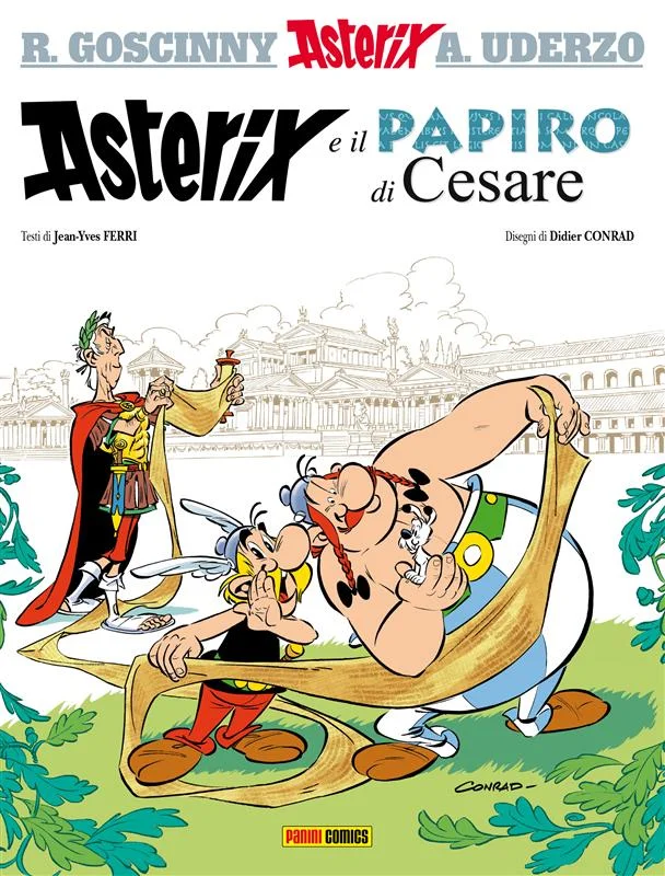 Asterix e il papiro di Cesare copertina