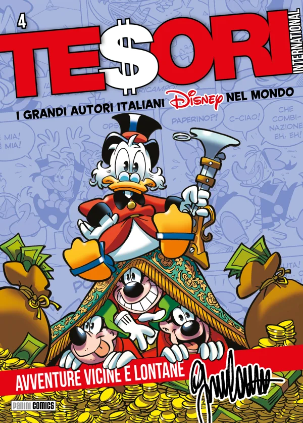 Tesori Disney International - I grandi autori italiani Disney nel mondo 4 - Giorgio Cavazzano copertina