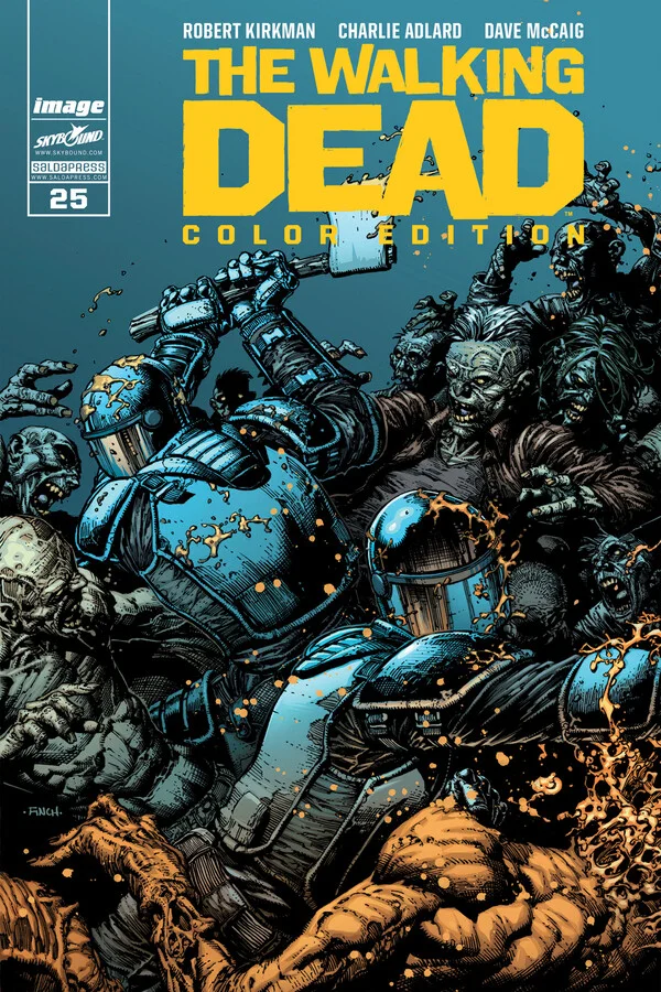 The Walking Dead Color Edition #25 copertina